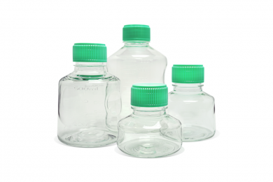 Media bottles - group image