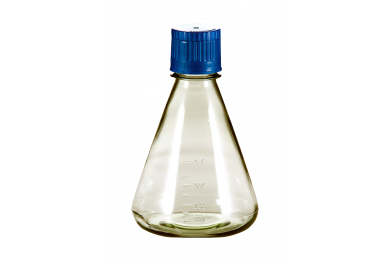 Image – E5000-1050_500 ml Erlenmeyer flask with screw cap, Flat