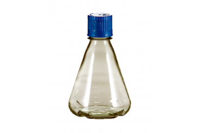 Image – E5001-1050_500 ml Erlenmeyer flask with screw cap, Baffled